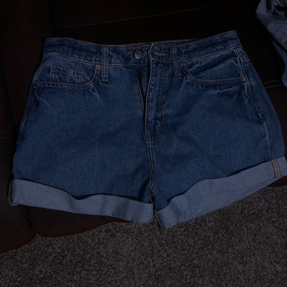 Wild Fable Dark Blue Denim Shorts